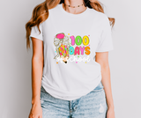 100 Days of School Adult Tee Shirt