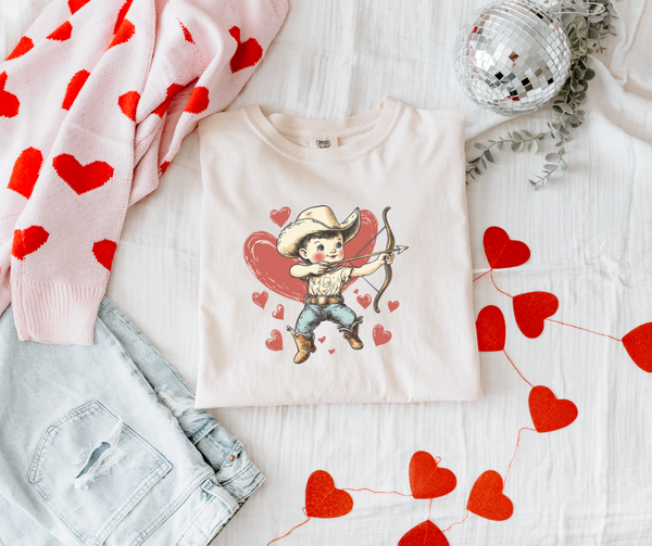 Cowboy Cupid Adult Tee Shirt