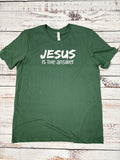 Jesus is the Answer Adult Tee Shirt