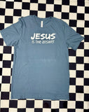 Jesus is the Answer Adult Tee Shirt