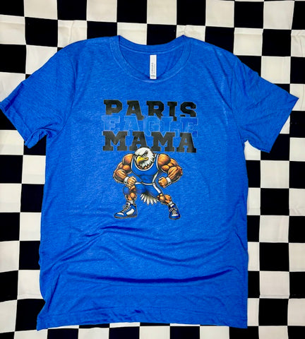 Paris Eagle Mama Adult Tee Shirt