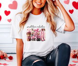 Small Town Valentine Adult Tee Shirt