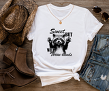 Sweet But Will Throw Hands Adult Tee Shirt