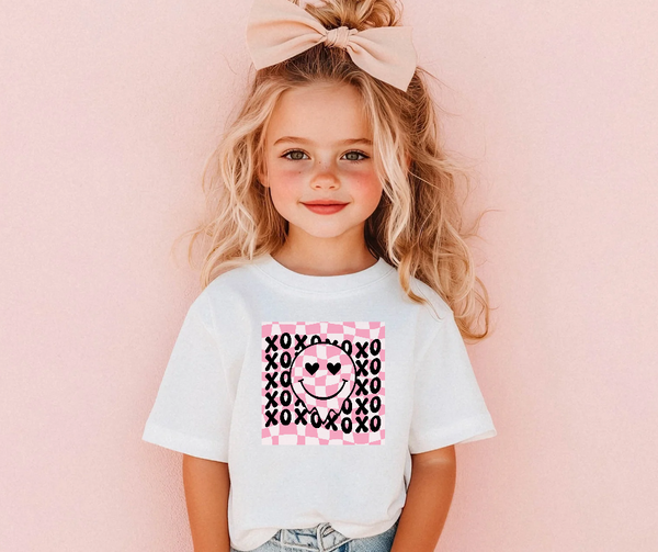 XOXO Smiley Face Kid Tee Shirt