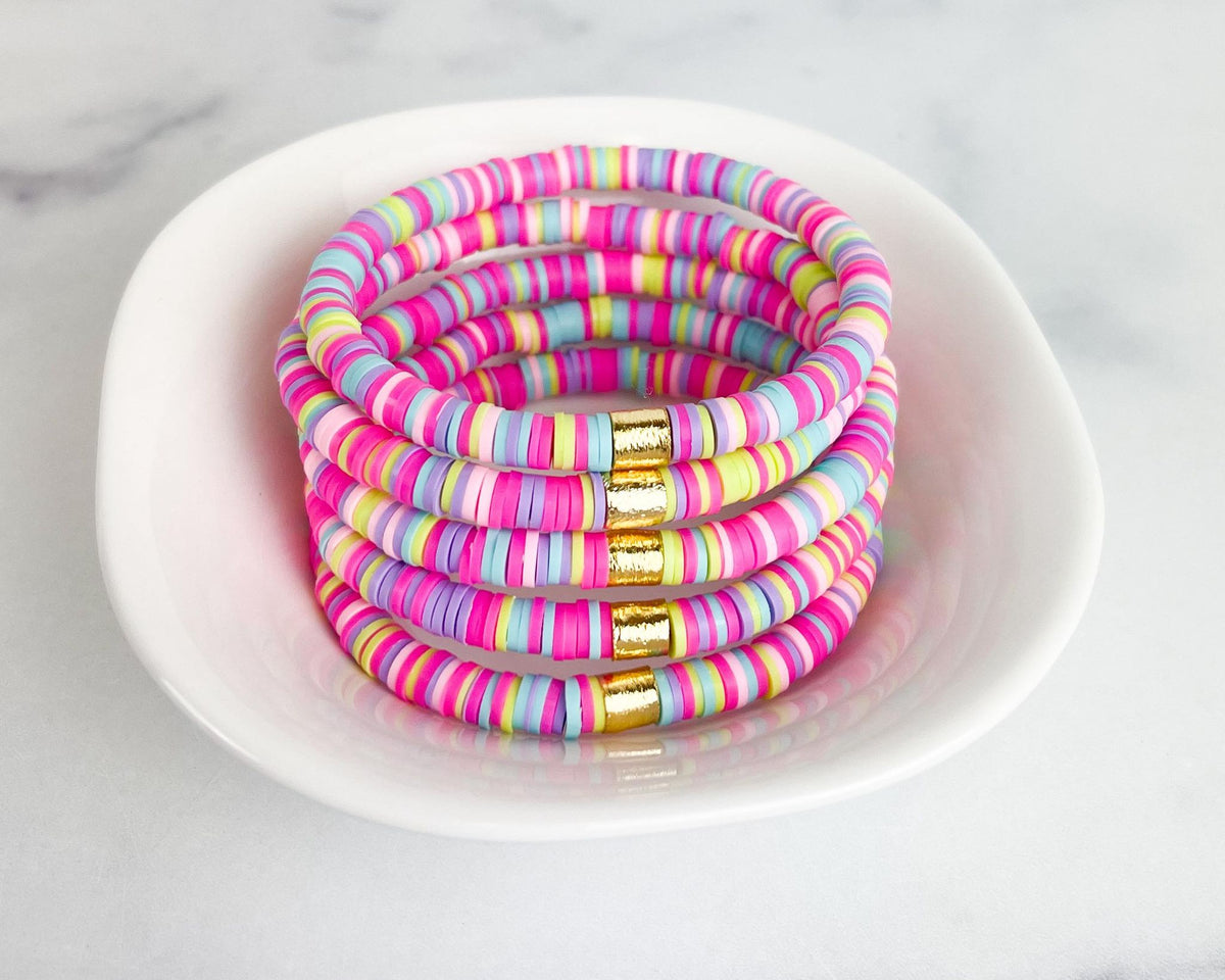 Heishi Small 6mm Color Pop Bracelet 